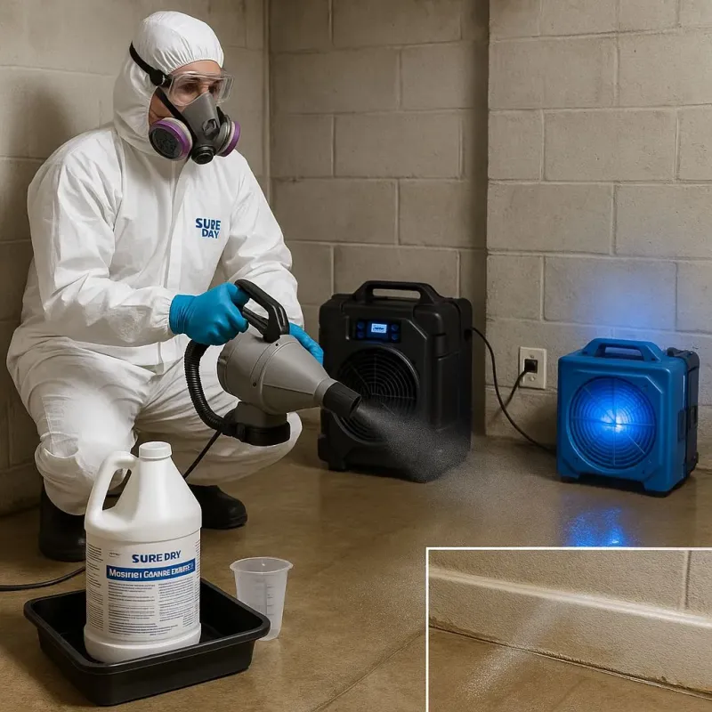 Sanitization and Odor Removal process in Weed, CA
